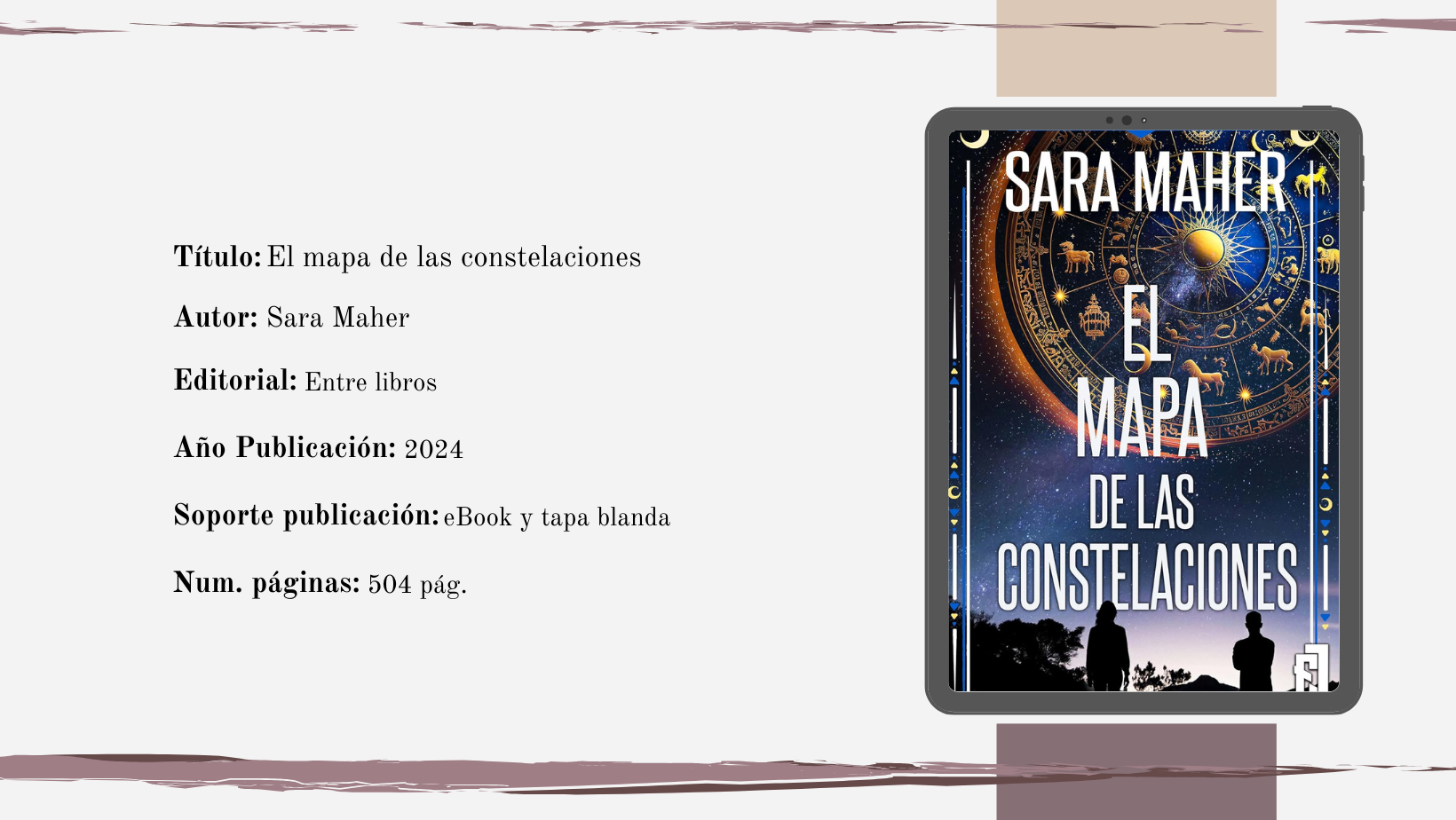 «El mapa de las constelaciones» de Sara Maher